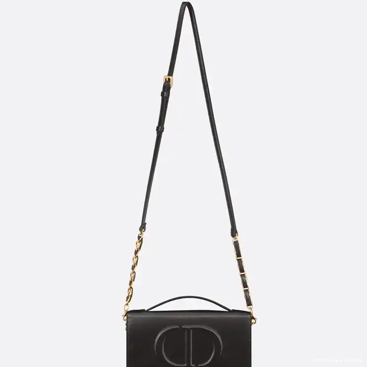Cheap Calfskin Black Bag CD Mini Dior Signature 0514 Luxury